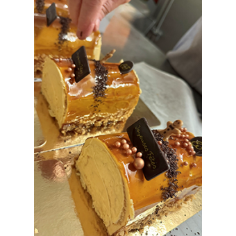 La bûche roulée, crème au beurre à l'ancienne pour 4 pers